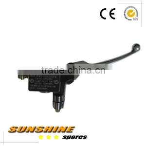 Black Front Aftermarket Universal Street Motorcycle Brake Master Cylinder Lever thumbnail-1