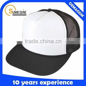 Foam Flat Bill Mesh Trucker Hat thumbnail-6