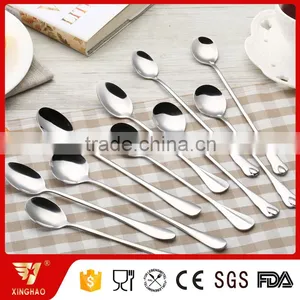 Wholesale Long Handle Ice Spoon Flat Spoon Exported by China Supplier thumbnail-1
