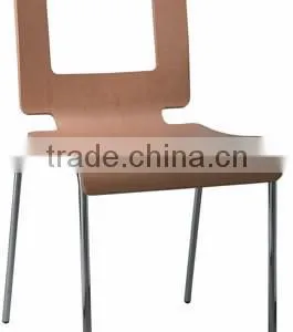 Espresso Wooden Chair for Cafes thumbnail-1