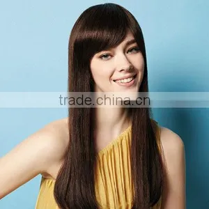 Extra Long Hair With Fringe Lady's Fashion Heat Resistant Synthetic Wigs Synthetic Celebrity Wig Cheap Wigs thumbnail-1