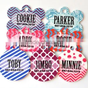 Monogrammed Personalized Pet Tag thumbnail-3