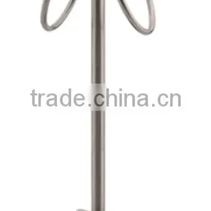 Floor Free Standing Dual Towel Ring With Corner Triangle Base thumbnail-1