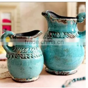Antique Retro Chinese Antique Porcelain/blue Flower Vase Supplier's Choice thumbnail-3