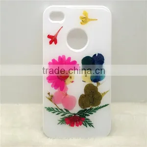 3D DIY Custom Flower Phone Case for Iphone 6, True Flower Grass Flip Phone Case, Indeed Flower Leaf Phone Cover thumbnail-1