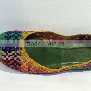 HAND WOVEN LEATHER SHOE UPPERS thumbnail-3