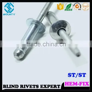 HIGH QUALITY HOT SELLING FACTORY ANTI VIBRATION HEM-LOCK BLIND RIVETS FOR WAREHOUSE RACKING thumbnail-2