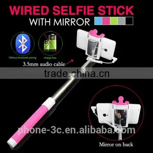 Best Seller Product 2015 Kung fu Stick, Charge Free Cable Take Pole Selfie Stick, Extendable Monopod With Holder thumbnail-3