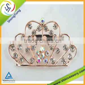 Wholesales Crown Brooch, Rhinestone Brooch, Wedding Crown Brooch thumbnail-1