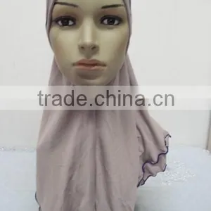 H262 Latest Muslim Hijab With Curling thumbnail-4