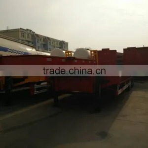 China TIME GO Best-selling 3 Axles Flatbed Semi Trailer thumbnail-1