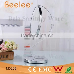 Fashionable 8 Inch Round Desktop Makeup Mirror thumbnail-3