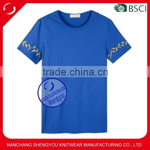 Custom Wholesale Short Sleeve Embroidered Unisex t Shirts thumbnail-1