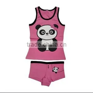 Lovely Baby Girls 2pcs Sets Underwear Little Girls Model Top 100 Cotton Unerwear thumbnail-1