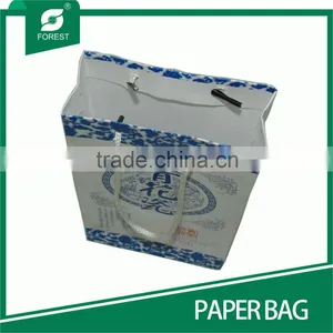 ELEGANT DESIGN CUSTOM PAPER BAG WITH FLEXO PRINTING thumbnail-2