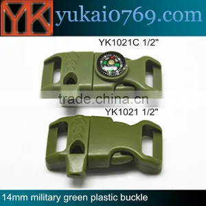 Yukai High Quality Bag Accessories Whistle Buckle With Fire Starter & Scraper thumbnail-1