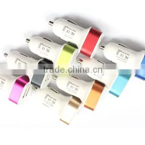 5V 1A 2.1A Dual USB Car Charger With 2 Port thumbnail-1