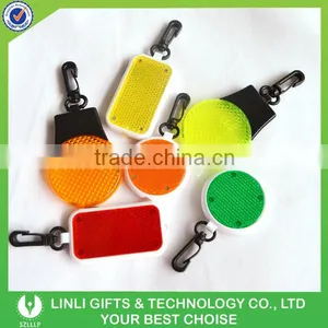 Customized Logo Keychain Reflector Flashing In The Dark thumbnail-3
