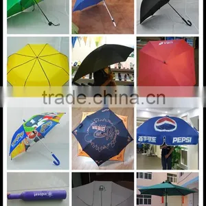 China Umbrella Advertising Light Weight Aluminum Shaft Folded Umbrella thumbnail-2