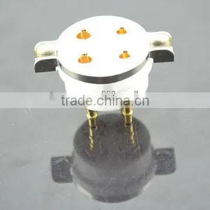AUC4-T-G High Quality Ceramic 4pin Tube Socket for 2A3,300B,PX4,5Z3P,5U4G,274A,45,71 thumbnail-1