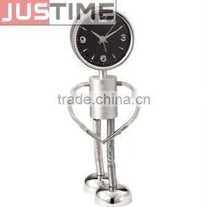 Robot Silver Clock thumbnail-1