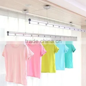 2016 Ceiling Mounted Clothes Drying Racks Lifting Aluminium Clothes Drying Rack thumbnail-6