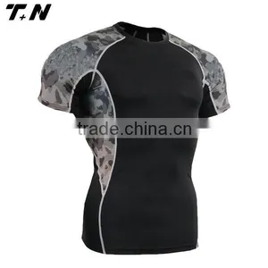 Sublimation Compression Shirt Men Custom thumbnail-6