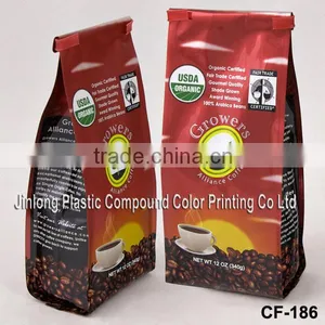 Wholesale Side Gusset Flat Bottom Coffee Bag thumbnail-1