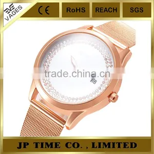 Japan Pc32 Movement Rose Gold Hands Face Gift Rose Field Watch Analog Quartz thumbnail-1