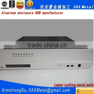 XAX123Alu OEM ODM Customized Laser Cut Bend Weld Sheet Aluminum 4.445cm 444.5mm 44.5mm Case thumbnail-1