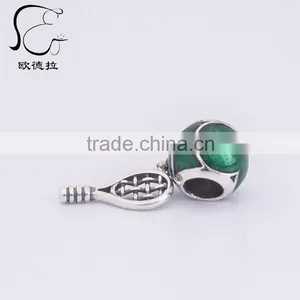Bird With Crystal Enamel 925 Silver European Charm thumbnail-2