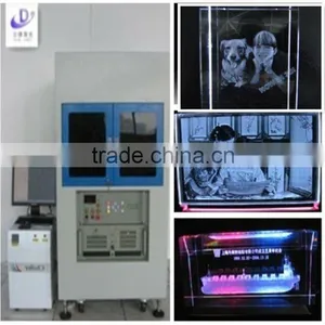Prominent Technical 2 Heads Crystal 3D Photo Engraved Laser Engraving Machine thumbnail-1