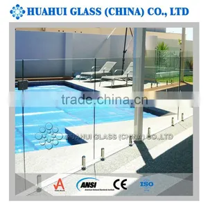 Pool Fencing Tempered/toughened Safety Glass Wall With ANSIZ97.1 AS/NZS 2208 Certificated thumbnail-1