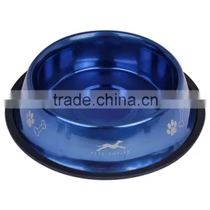 Non Skid Pet Bowl Colored and Printed thumbnail-2