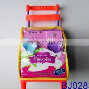 Plastic Mini Toy for Kids Cheap Pretend Teapot Set With Barrow thumbnail-2