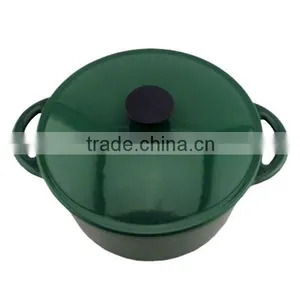 Enamel Cast Iron Casserole Pot thumbnail-1