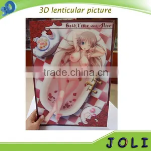Promotion 3d Picture of Wall Tile, 3d Picture of Cartoon Girls thumbnail-1