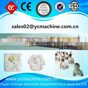 2014 Full Servo High Quality Pull up Baby Diaper Making Machines for Sale thumbnail-1