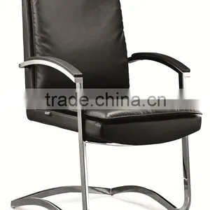 Luxury Leather Office Visitor Chair For Meeting Room thumbnail-1