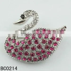 2013 Fashion Bangjin Safety Swan Pin Brooch thumbnail-1