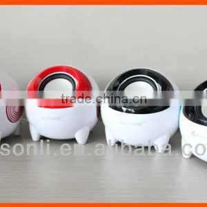 Fashion 2.0 Multi-media Hi-fi Mini Speaker USB Powered Speakers White thumbnail-4