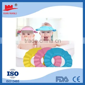 Colorful Hotel PE Disposable Nonwoven Shower Capclear Children Hair Washing Cap thumbnail-6