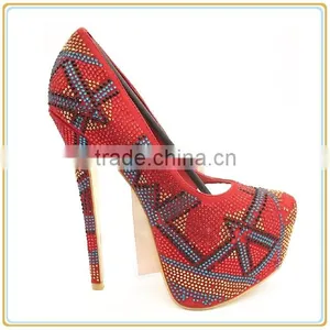 High Heel Ladies Shoes Luxury Jewel Dress Party Prom Women Shoes Quality Choice thumbnail-5
