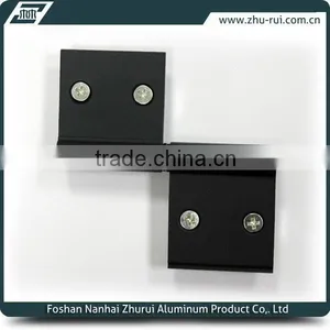 Anodized Silver Aluminum Glass Door Window Furniture Hinges/die Casting Aluminum Furniture Hinges thumbnail-3