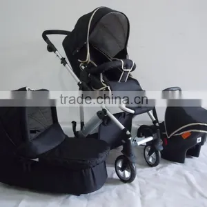 2015 Travlling Stroller 3 in 1 Wtih Big Carrycto and Carseat Fit for Your Baby Travelling,pass En1888 Cert Wtih 3 Position Seat thumbnail-4