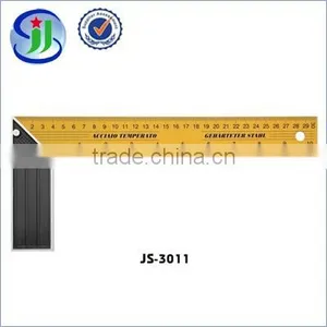Yongkang Supplier Yellow L-square Aluminium Seat Ruler With a Hole thumbnail-1