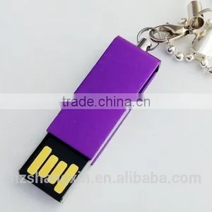 Metal Spinning Flash Drive, Rotating Clip u Disk thumbnail-2