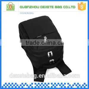 High Capacity Black Trendy Ergonomic Polyester Backpack for Men thumbnail-6
