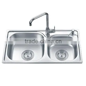 Double Stainless Steel Kitchen Sinks by Factory thumbnail-1