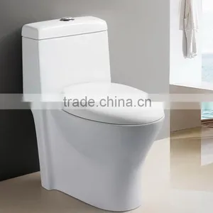 Siphonic One Piece Toilet With Top Button Single Flush thumbnail-5